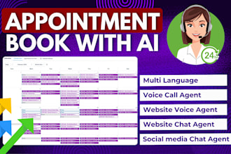 set up multi language ai call agent and appointment setter chatbot ghl