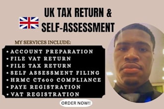 file sa100, ct600 UK company accounts corporation tax and be your UK accountant