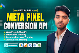 setup meta pixel  capi server side tracking with google analytics 4 and GTM