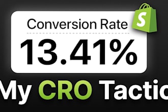 optimize your shopify store with expert cro audit to boost conversions and sales