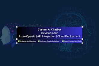 build and deploy a custom ai chatbot using azure openai