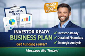 write fintech startup business plan with ROI cash flow and investor forecast