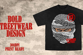 design a bold streetwear graphic