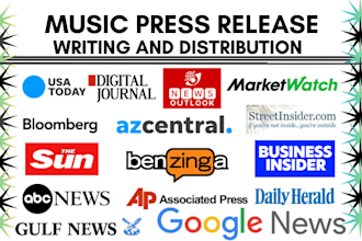 write music press release distribution, PR distribution, submit press release