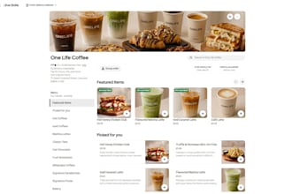 design banner hero image for all food delivery platforms ubereats, doordash etc