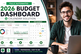 create automated 2026 budget dashboard and calendar solution