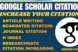 increase your google scholar citation, backdated citation