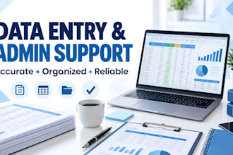 do data entry and admin tasks