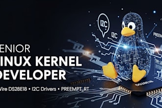 senior linux kernel developer 1 wire ds28e18 integration and i2c device drivers