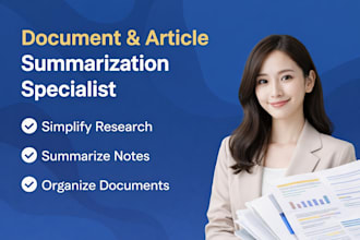 summarize, organize and simplify your text, notes or research