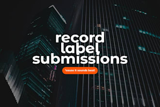 get your track signed by submitting it to indie record labels