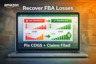 track amazon fba inventory losses reimbursements and adjust cogs
