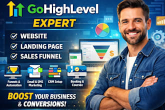 gohighlevel website gohigh level landing page sales funnel gohighlevel expert