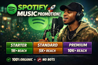 do spotify music promotion, music promotion