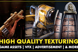 provide high quality textures for your 3d model