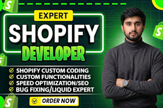 do shopify custom coding, shopify bug fix, liquid coding, theme customization