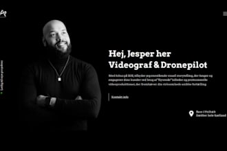 design squarespace photography videography website filmmaker portfolio website