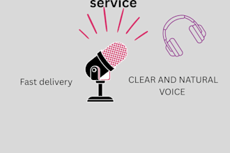 record a clear and professional voice over