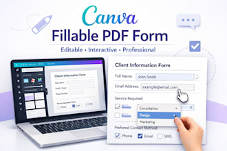 create fillable pdf form, design interactive fillable PDF form in adobe acrobat