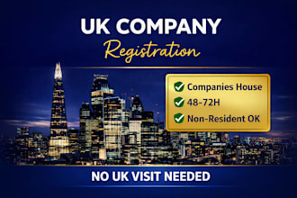 do UK company registration from the companies house