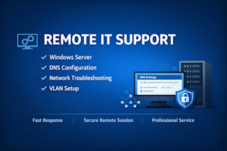 remote IT support for windows and network issues