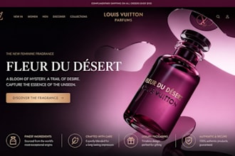 design perfume shopify store oud perfume website fragrance store shopify website