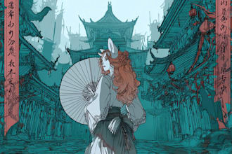 draw art in manga, anime style