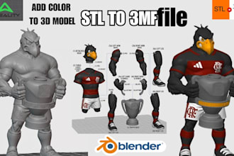 color your 3d model slice stl for bambu lab printer convert stl to 3mf file