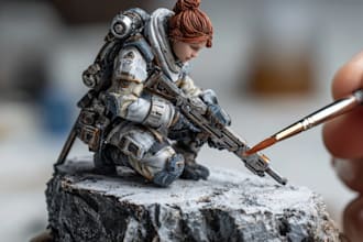 paint your warhammer  models using pro miniature painting