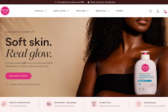 design skincare shopify store skin care website beauty spa website beauty store