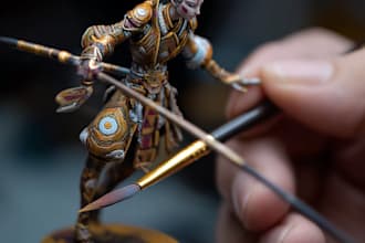 paint your warhammer models using pro miniature painting