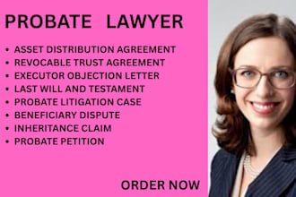 assist with trusts, wills, inheritance, assets and probate litigation matters