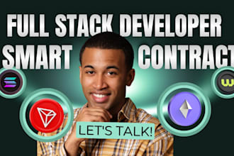 be your blockchain developer, full stack web3 dapp, smart contract development