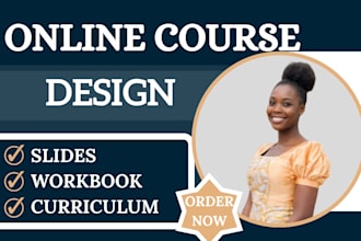 design engaging online course slides , curriculum and workbook for coaches