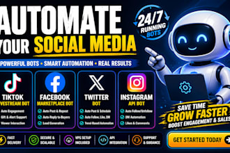 code tiktok livestreaming bot, facebook api bot, twitter bot, instagram api bot