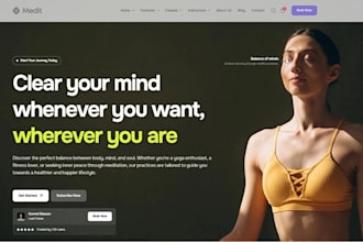 build squarespace meditation website mindfulness brand website spiritual website