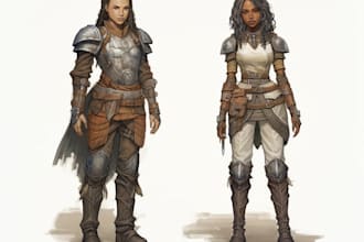 dnd character art and dnd character art