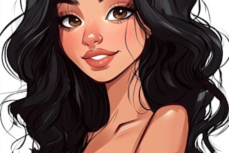 do an portrait into cartoon disney