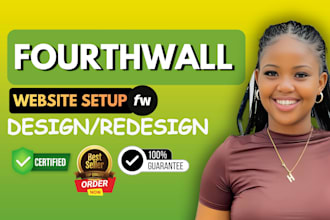 setup fourthwall website, design print on demand fourthwall store, merch pod