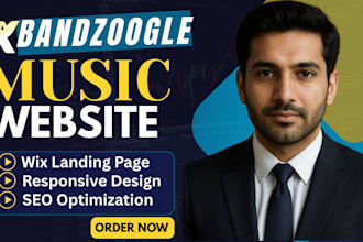 design redesign wix music band website artist bandzoogle website