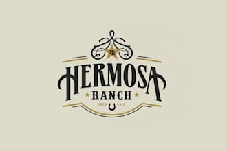 design unique classic ranch vintage logo