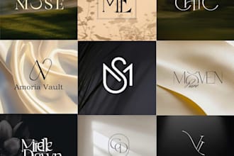 do minimal beauty makeup spa skincare esthetics and cosmetic logo design