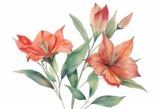 paint watercolour botanical illustrations