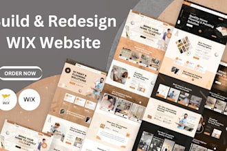 design wix website redesign rebuild revamp edit update clone wix site wix studio