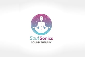 design esoteric exemplify healing power sound cosmos logo