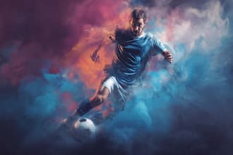 create an exceptional and modern sports flyer, poster and banner