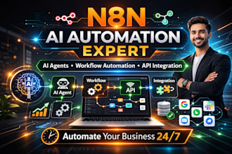 build n8n ai agent, n8n workflow automation, n8n api integration, n8n expert