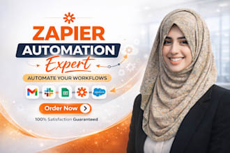 setup zapier automation workflow and make com integration