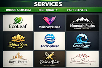 premium logo design for your brand