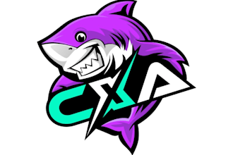 create a high quality mascot shark logo design